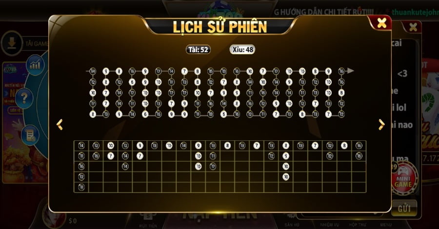 Phân tích lịch sử phiên tìm ra quy luật Tài Xỉu