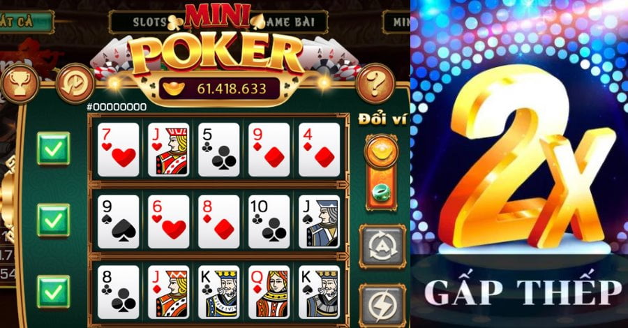 Sử dụng kỹ thuật gấp thếp cho Mini Poker hiệu quả Sử dụng kỹ thuật gấp thếp cho Mini Poker hiệu quả