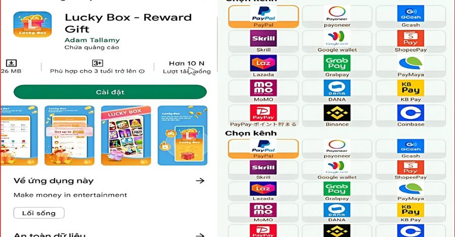 Lucky Box tích hợp loạt game cá cược xanh chín, thu hút đông đảo bet thủ