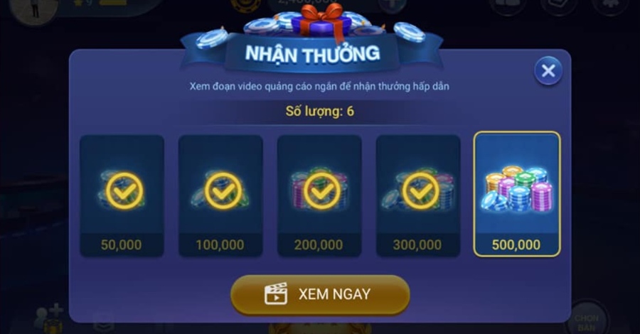 Quy trình nhập mã Gift Code Tiến lên miền Nam và nhận thưởng